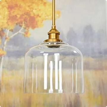 Kira Home Luxe 9" Glass Shade for Elegant Lighting