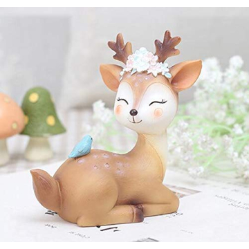 Woodland Animal Deer Cake Topper Cute Baby Shower Decoration