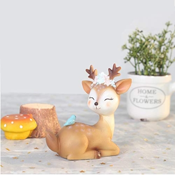 Woodland Animal Deer Cake Topper Cute Baby Shower Decoration