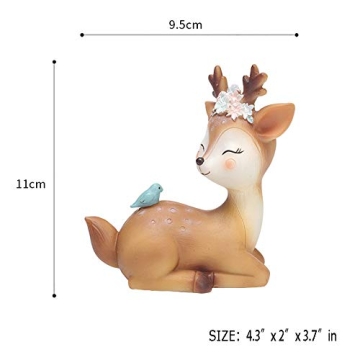 Woodland Animal Deer Cake Topper Cute Baby Shower Decoration