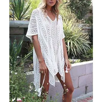 Stylish Crochet Beach Cover Up for Women | Jeasona