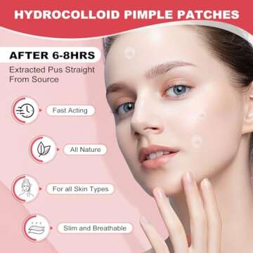 Hydrocolloid 216 Counts Pimple Patches for Acne Treatment