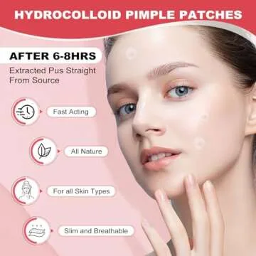 Hydrocolloid 216 Counts Pimple Patches for Acne Treatment