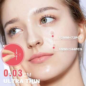 Hydrocolloid 216 Counts Pimple Patches for Acne Treatment