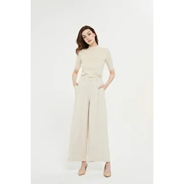 Tronjori High Waist Palazzo Pants for Women Stylish Comfort