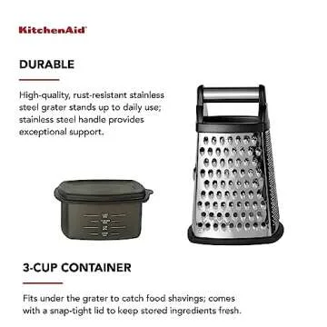 KitchenAid 4-Sided Box Grater with Storage Container