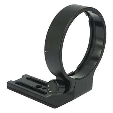 Haoge LMR-N25 Lens Collar Replacement Foot Tripod Mount Ring Stand Base for Nikon AF-S NIKKOR 200-500mm f/5.6E ED VR Lens Built-in Arca Type Quick Release Plate