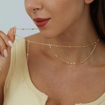 Dazzling ASCOMY Lariat Gold Necklace for Every Occasion