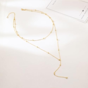 Dazzling ASCOMY Lariat Gold Necklace for Every Occasion