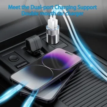 MFi Certified Dual USB Car Charger for iPhone & iPad