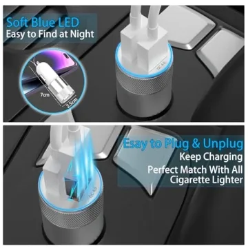 MFi Certified Dual USB Car Charger for iPhone & iPad