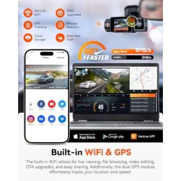 Vantrue N2X 2.7K Uber Dash Cam with Night Vision