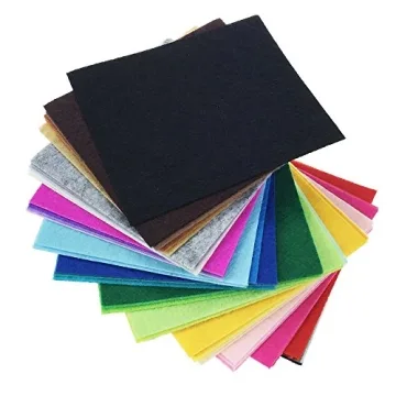 Vibrant 42pcs Acrylic Felt Sheets for Crafting Fun