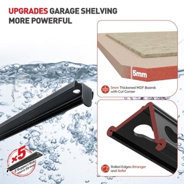 Heavy Duty Adjustable 5 Tier Storage Shelves