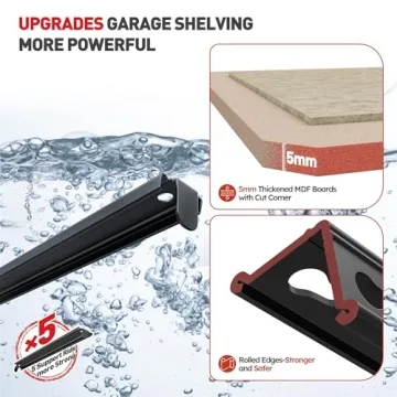 Heavy Duty Adjustable 5 Tier Storage Shelves