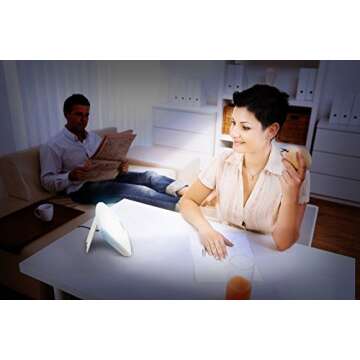 Lightphoria 10,000 Lux Energy Light Lamp for Mood Enhancement