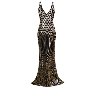 Vijiv Elegant 1920s Evening Gown for Stunning Occasions
