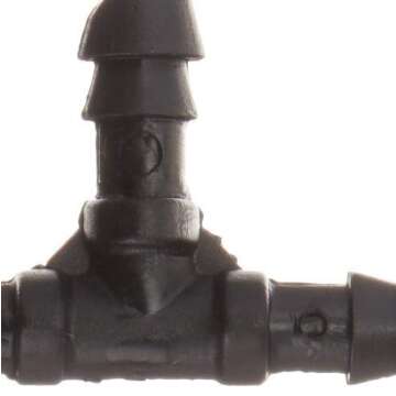 Orbit 67401 25-Count 1/4-Inch Barb Tee - Durable Drip Irrigation Solution