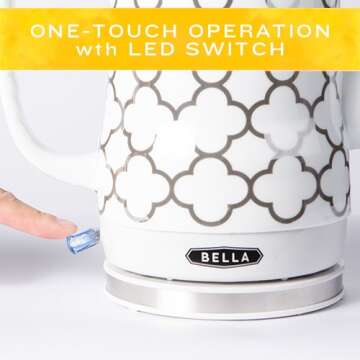 BELLA Electric Kettle - Fast Boiling, Safe & Stylish