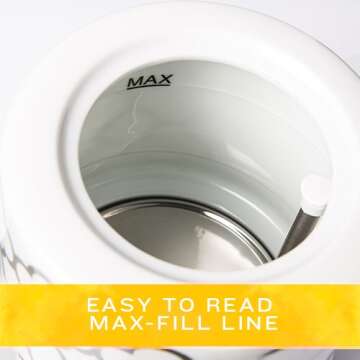 BELLA Electric Kettle - Fast Boiling, Safe & Stylish