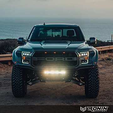 Ronin Factory 50 Cal Bullet Antenna - Ford F150 F250 F350 Super Duty Raptor Bronco Truck Accessory - RAM 1500 Short Antenna Replacement