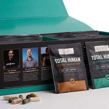 ONNIT Total Human Optimization Stack - Alpha Brain (90ct) + Total Human (60ct) + Shroom Tech Sport (84ct)
