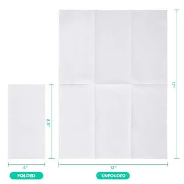 200PACK Disposable Hand Towels for Bathroom, Soft and Absorbent Paper Guest Towels Disposable Decorative Bathroom Hand Napkins for Kitchen, Parties, Weddings, Dinners