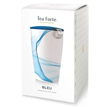 Tea Forte Kati Cup Bleu: Ceramic Tea Infuser Cup