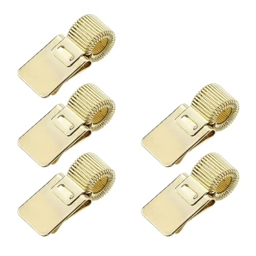 T Tulead Pen Clipboard Holder Metal Pencil Holder Clips Adjustable Pen Clip Organizer for Notebook G...