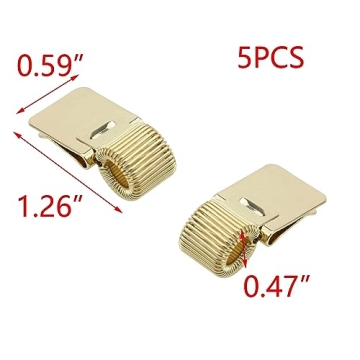 Stylish T Tulead Pen Clipboard Holders - 5PCS Gold