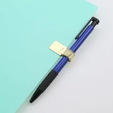 Stylish T Tulead Pen Clipboard Holders - 5PCS Gold