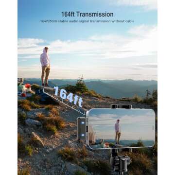 PQRQP Wireless Microphone for Quality Audio Recording