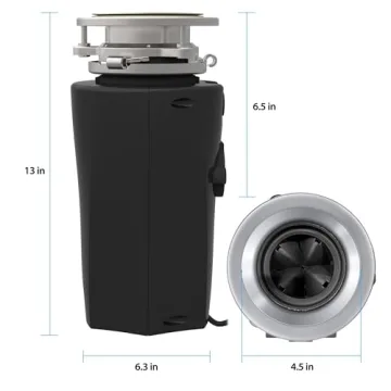 Eco Logic 1/2 HP Garbage Disposal - Quiet, Powerful Performance