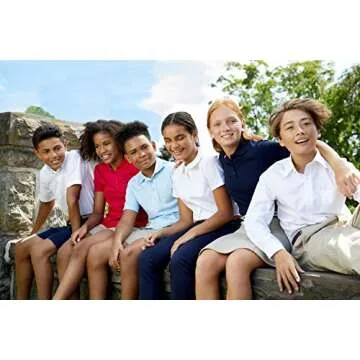 French Toast boys Long Sleeve Classic Dress (Standard & Husky) Button Down Shirt, White, 10 US