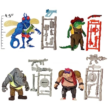 TMNT Mutant Mayhem Figure 4-Pack - Iconic Action Figures