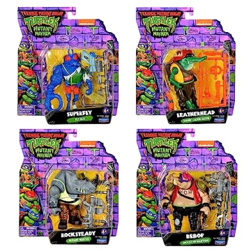TMNT Mutant Mayhem Figure 4-Pack - Iconic Action Figures