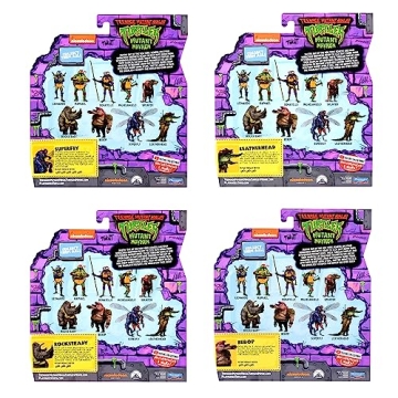 TMNT Mutant Mayhem Figure 4-Pack - Iconic Action Figures