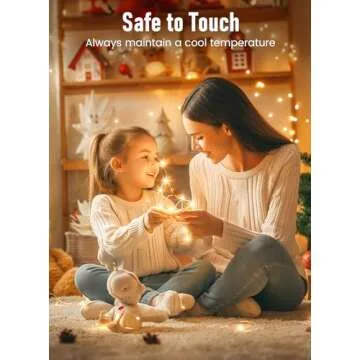 66Ft 200 LED Outdoor String Lights, Warm White Fairy Lights Battery Operated with Remote, Twinkle Lights for Bedroom Patio Party Christmas Decoration