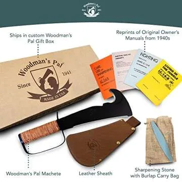 Woodman’s Pal 284 Machete - Versatile Outdoor Tool with Sheath