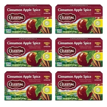 Celestial Seasonings Cinnamon Apple Spice Herbal Tea - Caffeine Free Delight