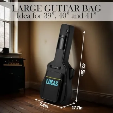 Personalized Guitar Gig Bag with Custom Name or Logo
