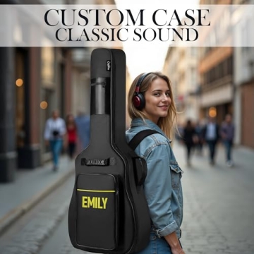 Personalized Guitar Gig Bag with Custom Name or Logo