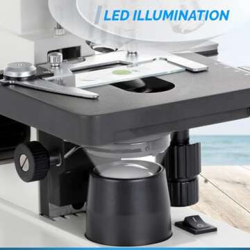 OMAX M82E Lab Microscope - 2000X Magnification Kit