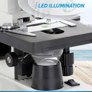 OMAX M82E Lab Microscope - 2000X Magnification Kit