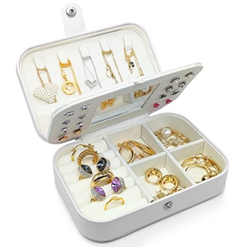 Zoe Sunny Small Jewelry Box for Travel and Gifts