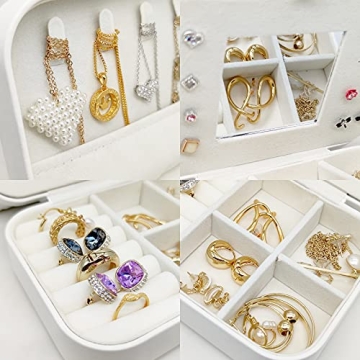 Zoe Sunny Small Jewelry Box for Travel and Gifts