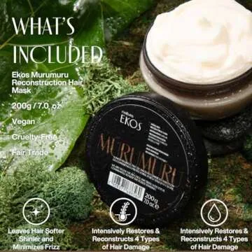 Natura Ekos Murumuru Hair Mask for Repair & Hydration