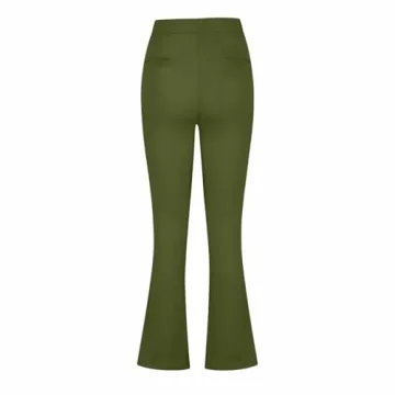 MRGIINRI Plus Size Dress Pants Women Tummy Control Comfort