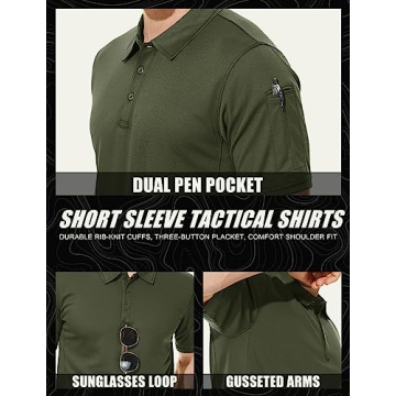 Stylish MAGCOMSEN Tactical Polo Shirt - Perfect for All Occasions