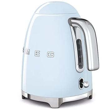 SMEG Retro Electric Kettle with Auto Shutoff and Water Indicator